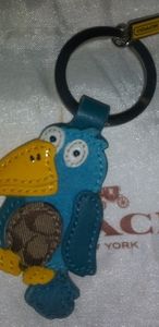 Coach keychain fob, rare.